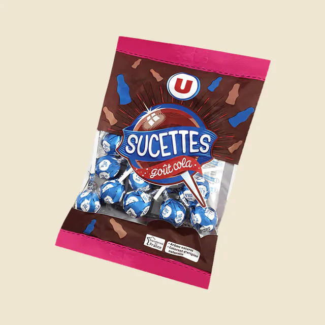Sucettes boules cola
