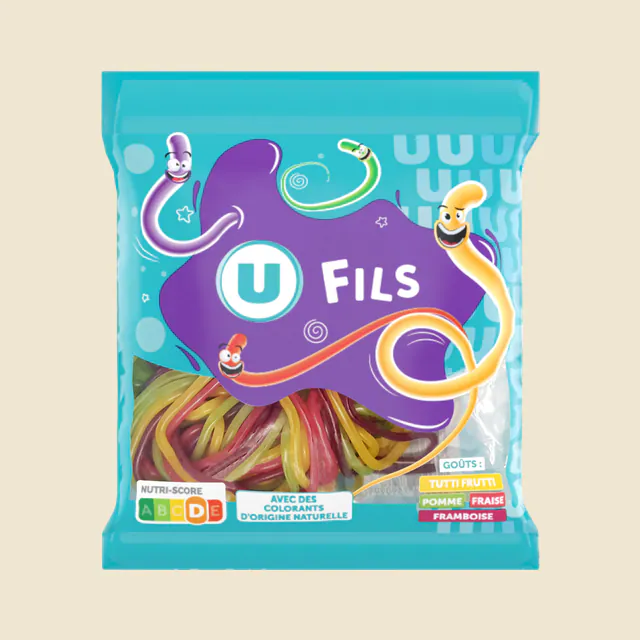 Bonbons fils lisses gélifiés 200g