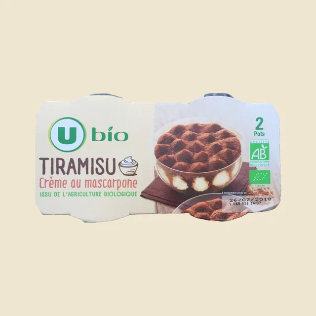 Tiramisu, 2 unités, 90g