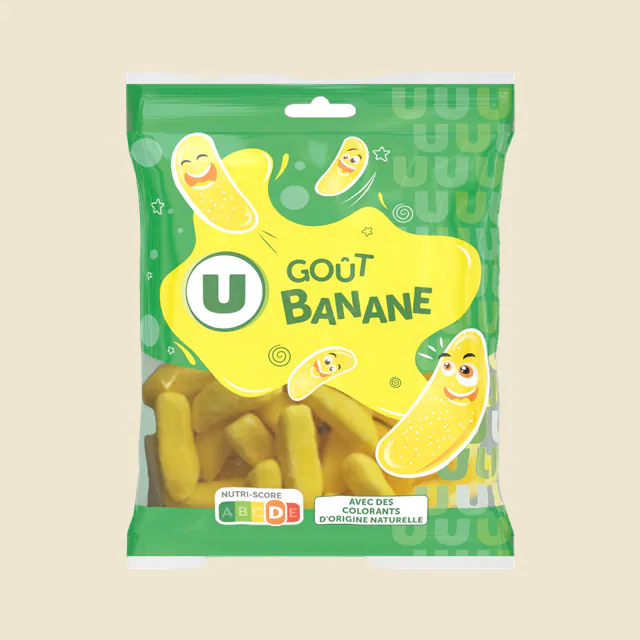 Bonbons banane sachet de 250g