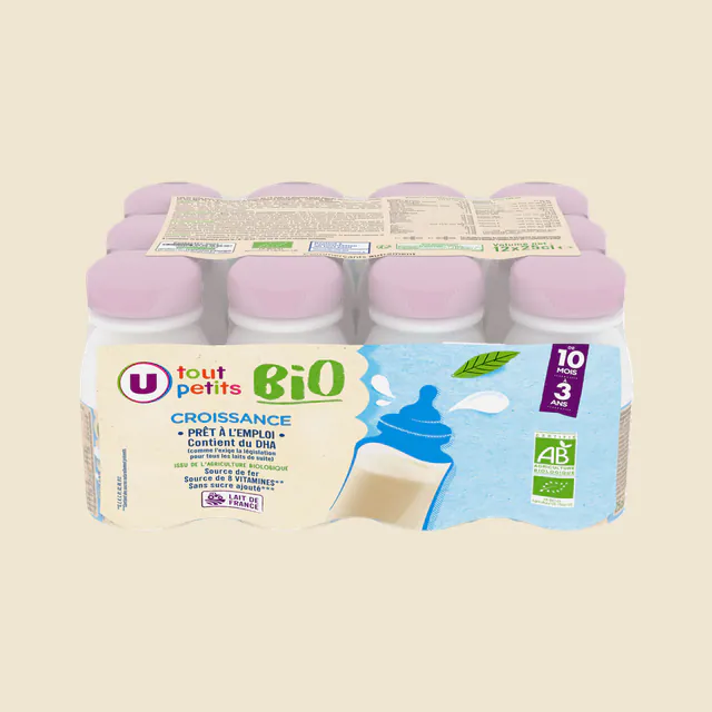 Lait de croissance Bébé, dès 12 mois - 12x25cl