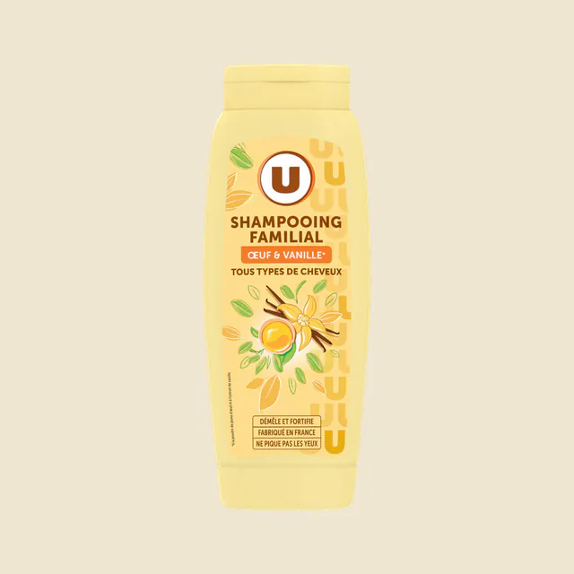 Shampooing familial oeuf & vanille