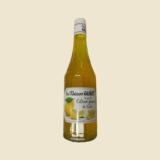 Sirop de citron jaune de Sicile