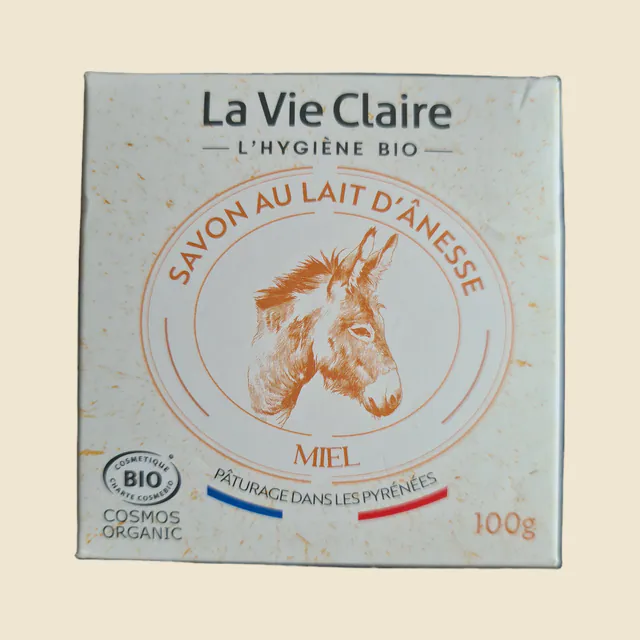 Savon au lait d'ânesse miel