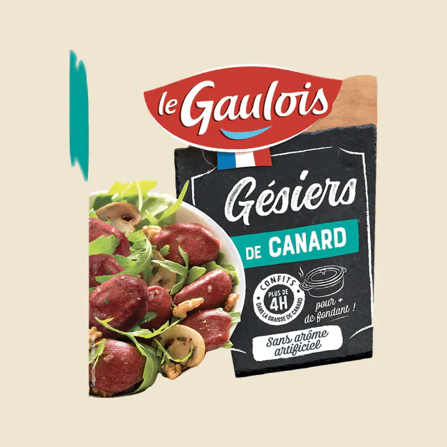 Gésiers de canard confits