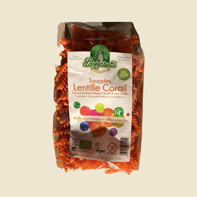 Torsade Lentilles Corail