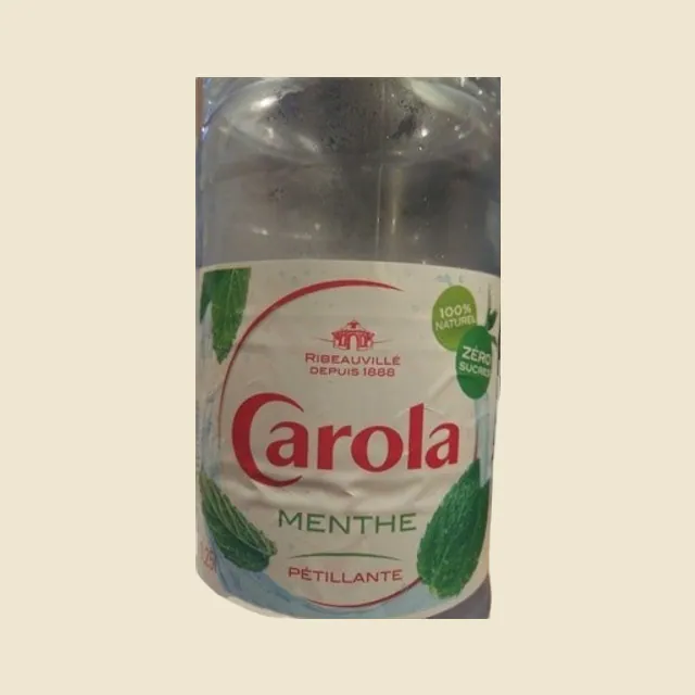CAROLA pétillante MENTHE, 1,25 litre
