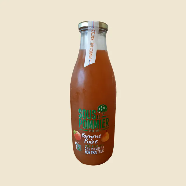 Jus de pomme poire