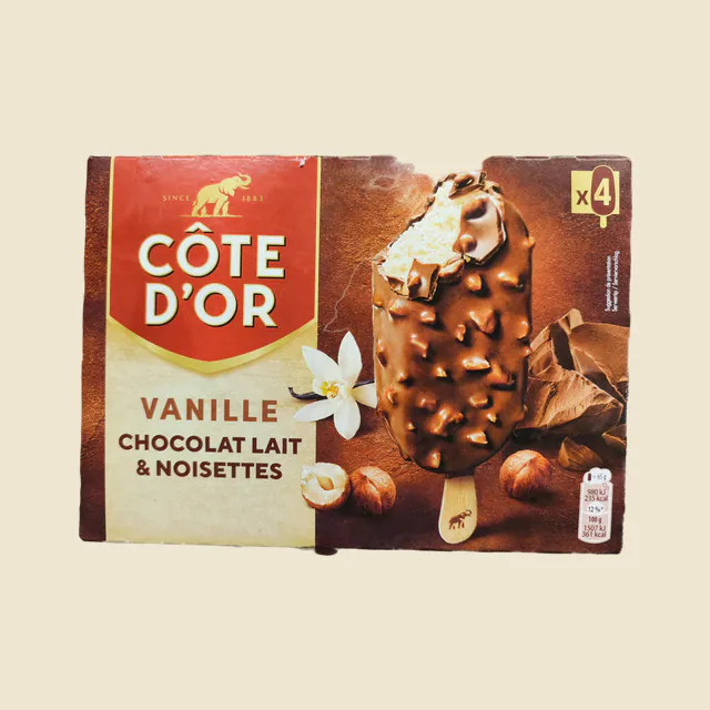 Glace Vanille Chocolat & Noisettes