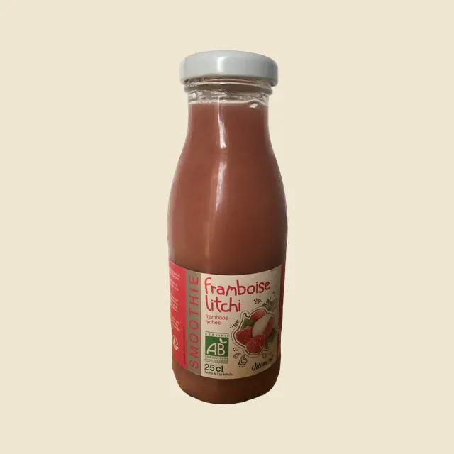 Smoothie framboise litchi
