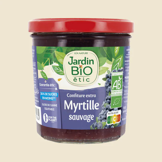 Confiture myrtille sauvage