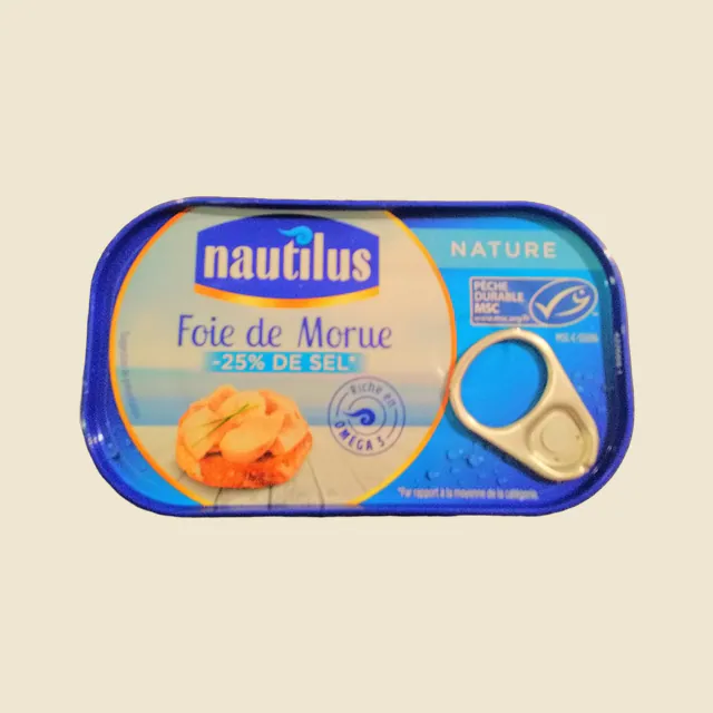 Foie de morue nature