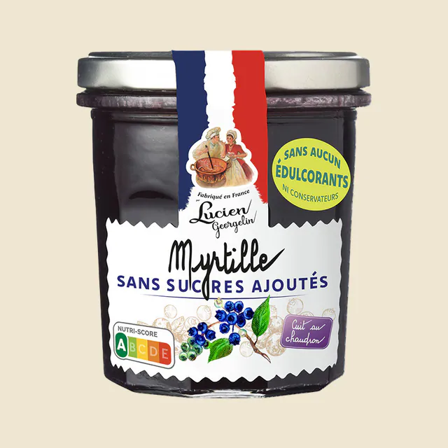 Myrtille sans sucres ajoutés