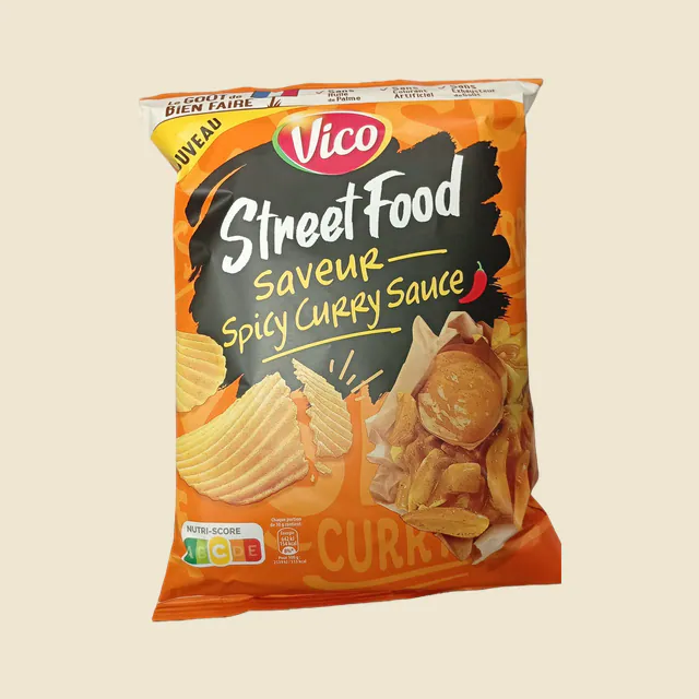 Street food saveur spicy curry sauce