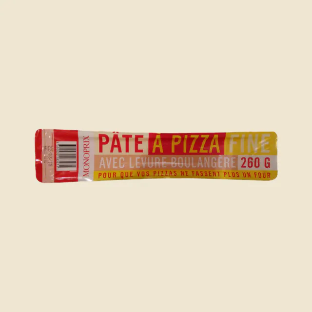Pâte à pizza fine