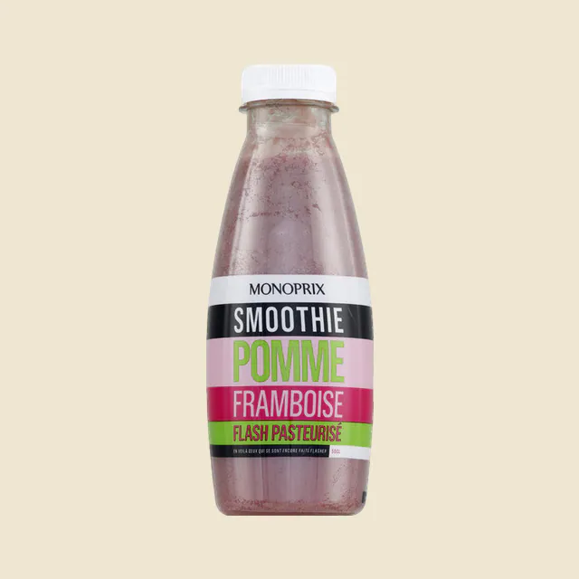Smoothie pomme framboise