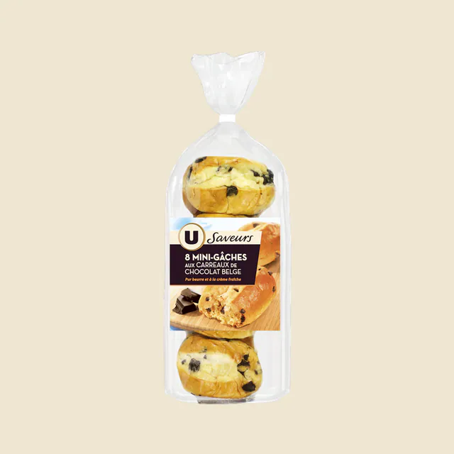 Mini gâches aux carreaux de chocolat Belge 360g