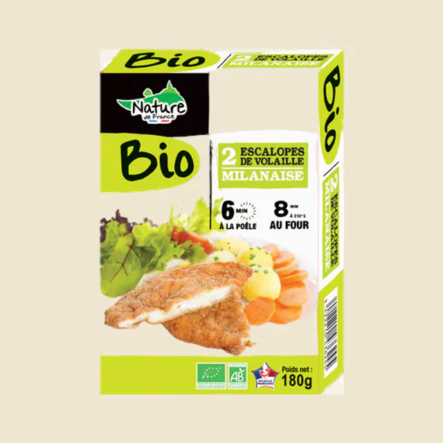 2 Escalopes Milanaises de Volaille