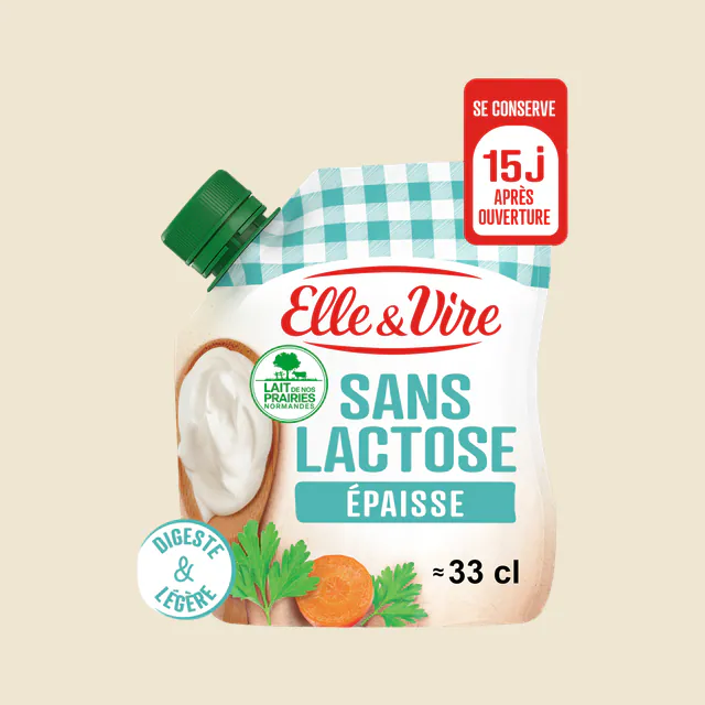 Spécialité laitière sans lactose