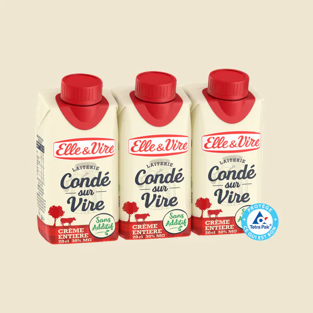 La Crème Entière Fluide 30% MG De Conde Sur Vire