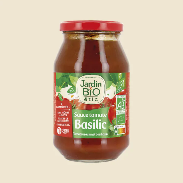 Jardin Bio - Sauce tomate Basilic