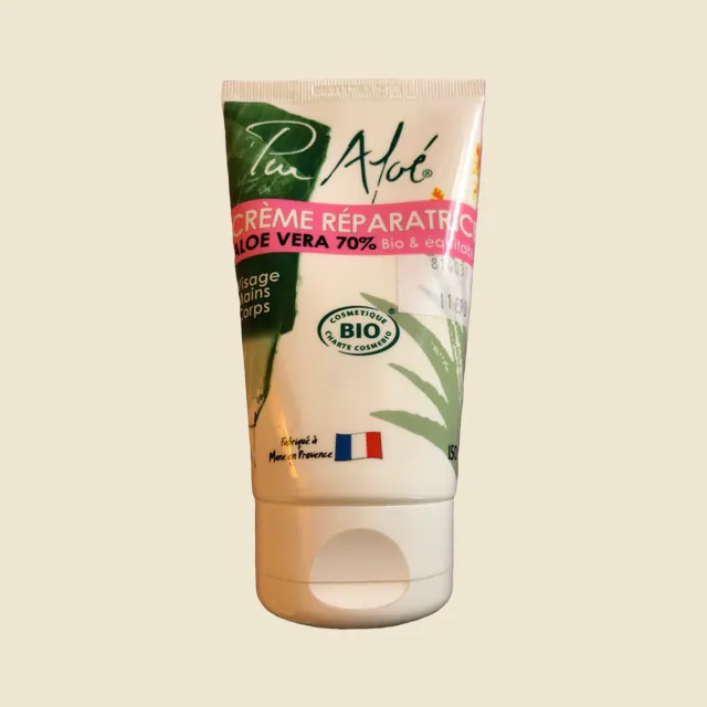 Crème réparatrice aloe vera 70%