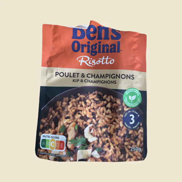 Risotto Poulet & Champignons Kip & Champignons