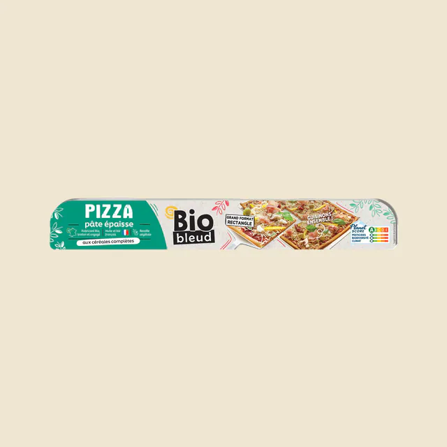 Pâte à pizza Bio aux céréales complètes