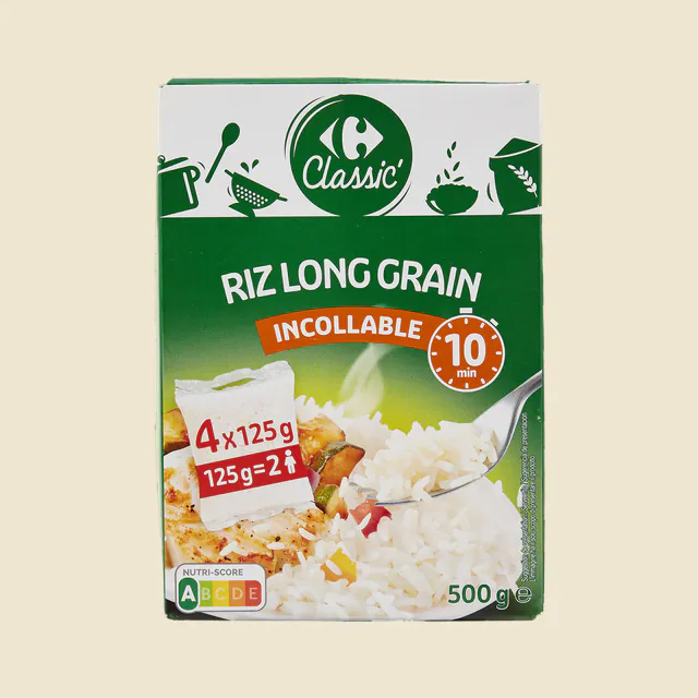 Riz Long Grain Incollable