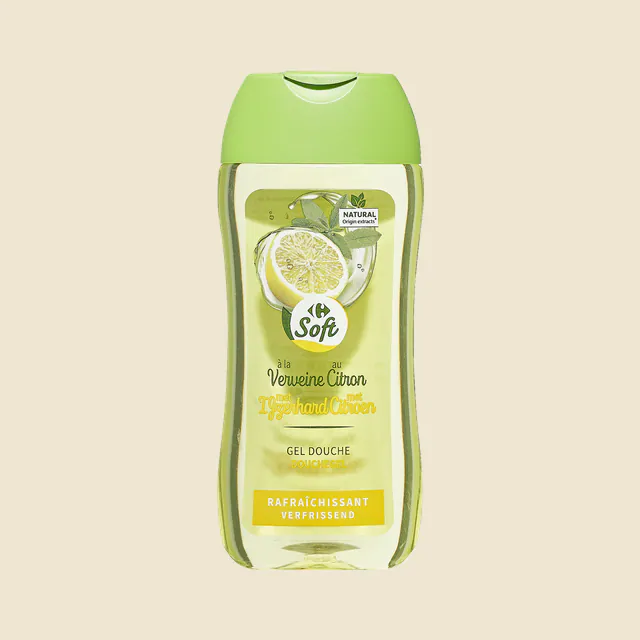 Gel douche verveine citron carrefour