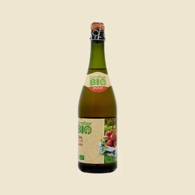 Cidre Bio DOUX gazéifié