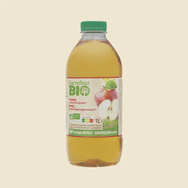 NECTAR De Pomme à base de concentré* Sans sucres ajoutés**