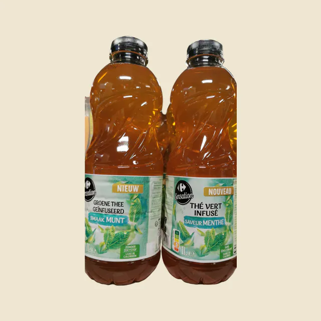 Thé vert infusé saveur Menthe