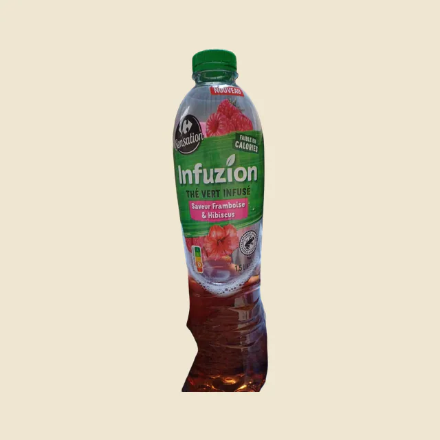 Infuzion Thé vert infusé Saveur Framboise & Hibiscus