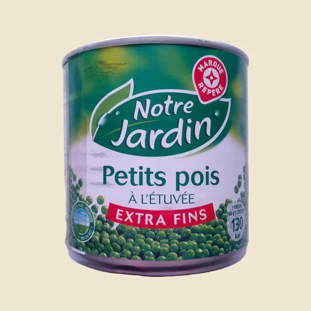 Petits pois extra fins 1/2