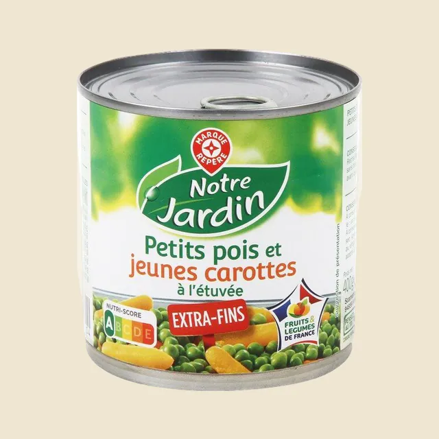 Petits pois et carottes extra fins
