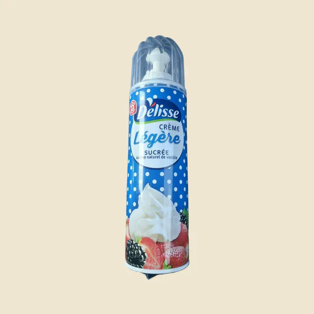 Crème sucrée allégée
