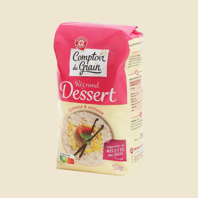 Riz rond pour dessert