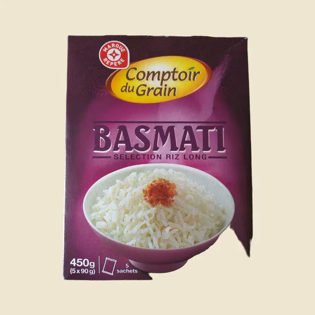Riz long blanchi basmati x 5 sachets