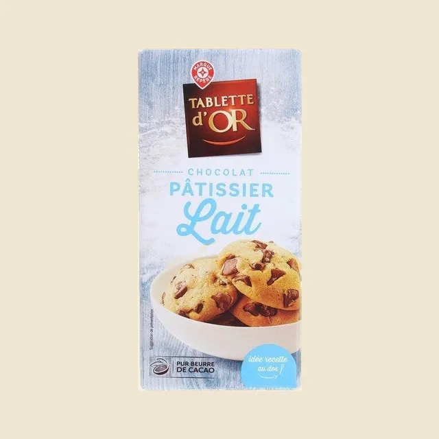 Chocolat au lait pâtissier
