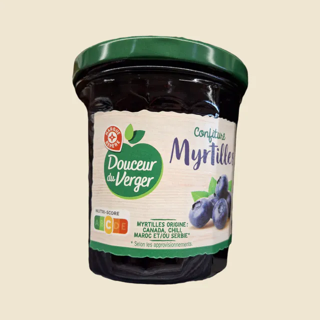 Confiture myrtilles