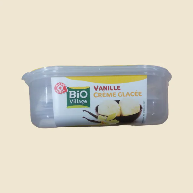 Vrac crème glacée vanille bourbon bio