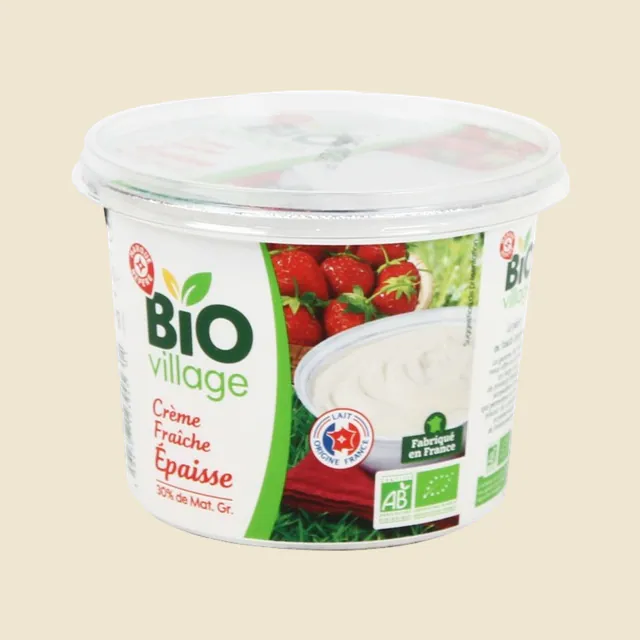 Crème fraîche épaisse bio 30 % Mat. Gr.
