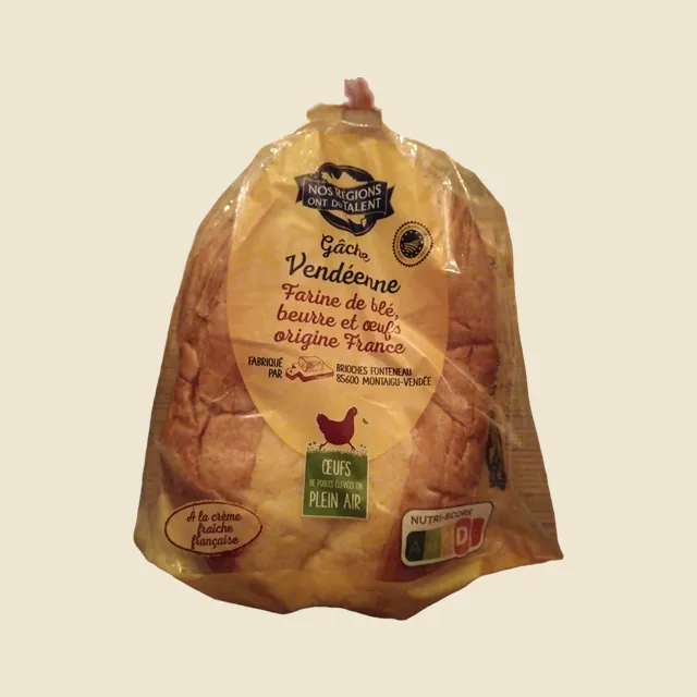 Gâche vendéenne Pur Beurre à la crème fraîche