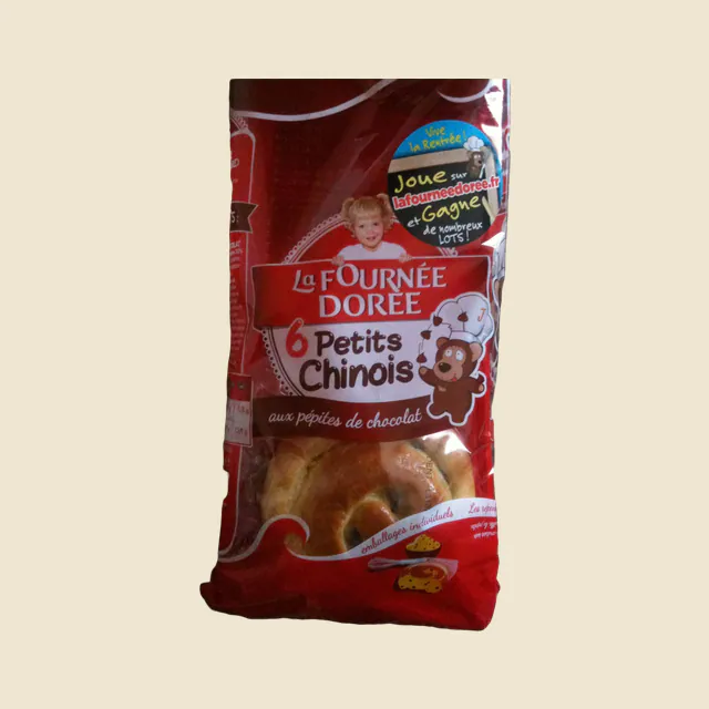 Petits chinois aux pépites de chocolat