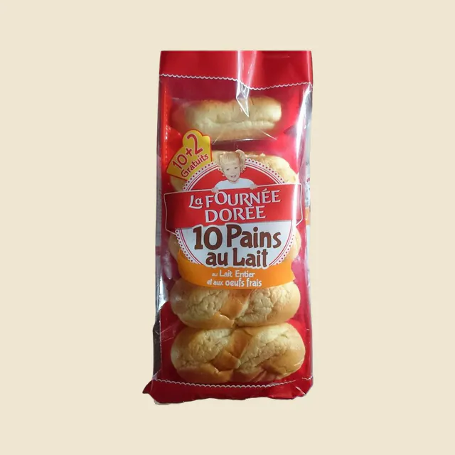 Pains au lait entier et aux œufs frais