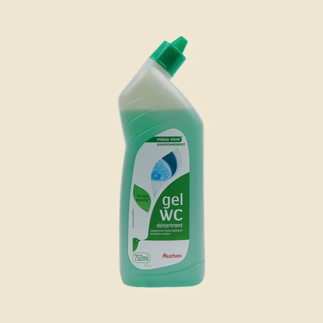 Auchan environnement gel wc detartrant menthe 750 ml