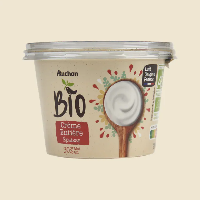 BIOCRÈME ENTIÈRE ÉPAISSE 30% Mat. Gr.