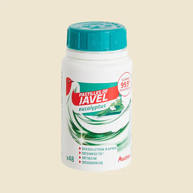 Pastilles javel eucalyptus** X 48