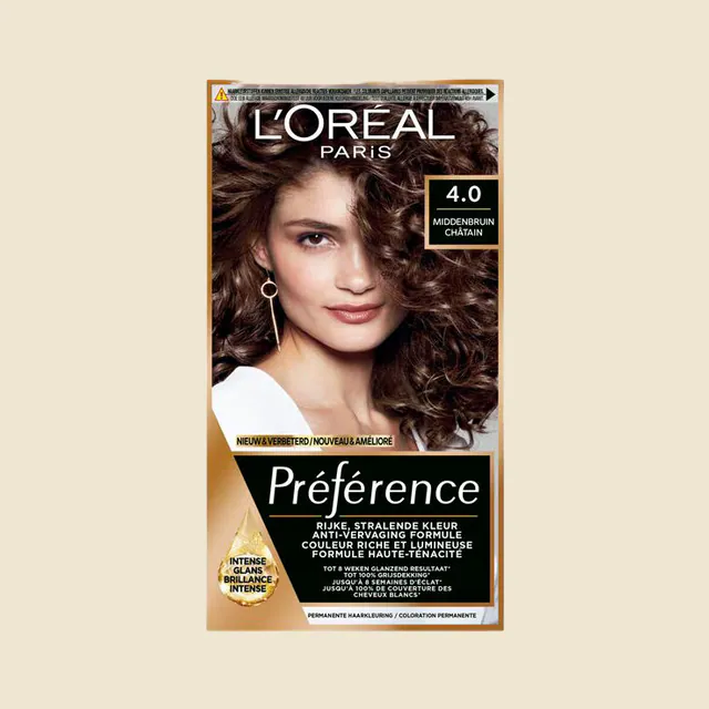 L'Oréal Paris Préférence 4 Middenbruin Permanente Haarkleuring
